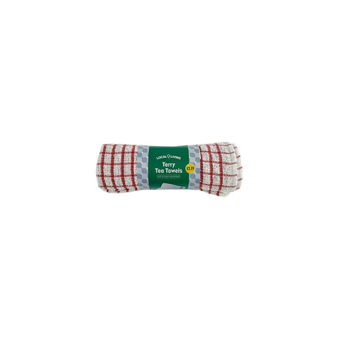 LOCAL LIVING TEA TOWELS 1x5x2s PMP &Acirc;&pound;2.79