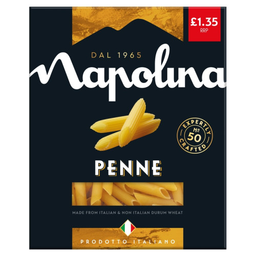 NAPOLINA PENNE PASTA 1x6x400G PMP &Acirc;&pound;1.35