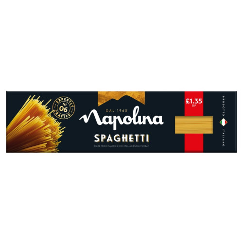 NAPOLINA SPAGHETTI 1x6x400G PMP &Acirc;&pound;1.35