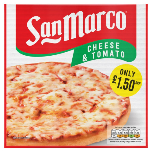 SAN MARCO THIN CHEESE & TOMATO PIZZA 1x253G PMP &Acirc;&pound;1.5