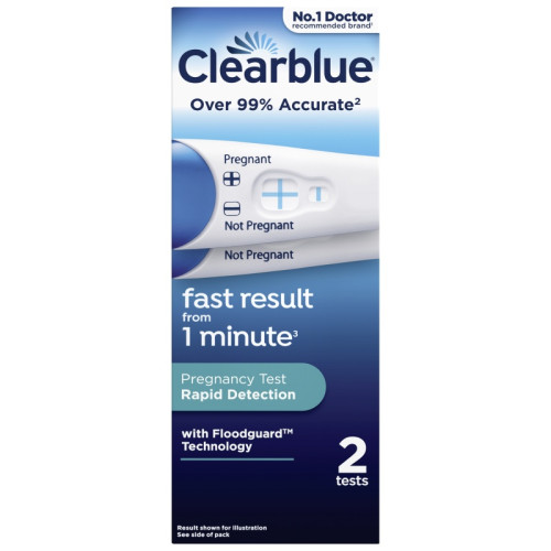 CLEARBLUE PREGNANCY TEST KIT 3x2s