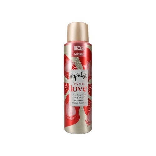 IMPULSE TRUE LOVE BODY SPRAY DEODORANT 1x6x150ML PMP &Acirc;&pound;1.99