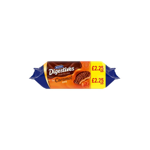 MCVITIES CLASSIC CARAMEL DIGESTIVES BISCUIT 1x15x250G PMP &Acirc;&pound;2.25