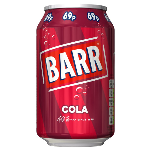 BARR COLA CAN 1x24x330ML PMP &Acirc;&pound;0.69