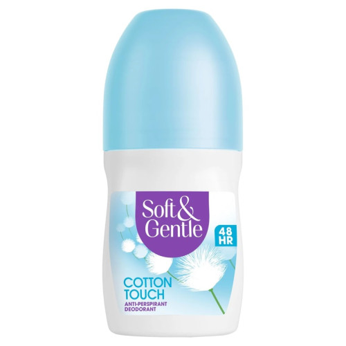 SOFT & GENTLE COTTON TOUCH DEODORANT ROLL ON 1x6x50ML