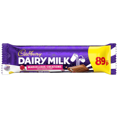 CADBURY JELLY POPPING CANDIES 1x24x47G PMP &Acirc;&pound;0.89