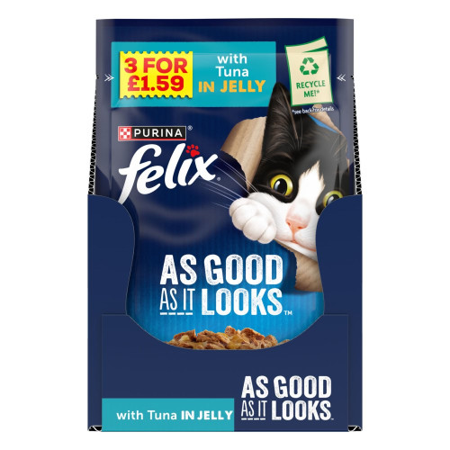 FELIX AGAIL TUNA CAT FOOD 1x26x85G PMP &Acirc;&pound;1.59