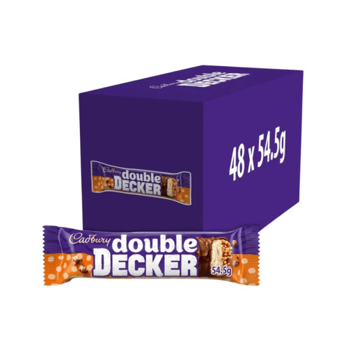 CADBURY DOUBLE DECKER CHOCOLATE BAR 1x48x54.5G PMP &Acirc;&pound;0.89