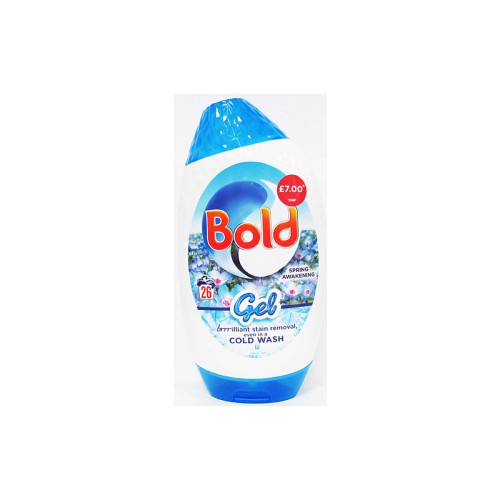 BOLD 2 IN 1 GEL SPRING AWAKENING LIQUID LAUNDRY WASH 1x858ML PMP &Acirc;&pound;7