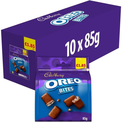 CADBURY DAIRY MILK OREO BITES CHOCOLATE BAG 1x10x85G PMP &Acirc;&pound;1.69