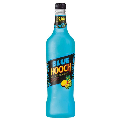 HOOCH BLUE READY TO DRINK BOTTLE 1x6x70CL PMP &Acirc;&pound;2.99