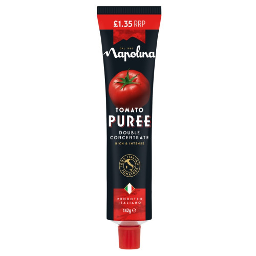 NAPOLINA TOMATO PUREE TUBE 1x12x142G PMP &Acirc;&pound;1.35
