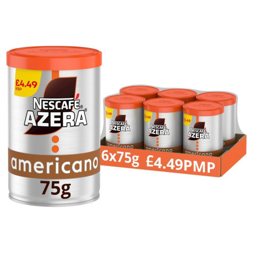 NESCAFE AZERA AMERICANO 1x6x75G PMP &Acirc;&pound;4.49