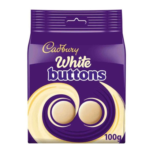 CADBURY BUTTONS WHITE CHOCOLATE BAG 1x10x85G PMP &Acirc;&pound;1.69