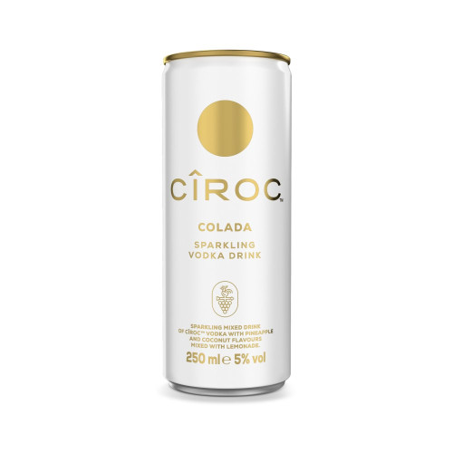 CIROC SUMMER COLADA READY TO DRINK CAN 1x12x250ML