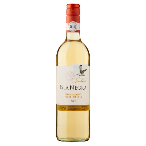 ISLA NEGRA SEASHORE CHARDONNAY WHITE WINE BOTTLE 1x75CL PMP &Acirc;&pound;6.49