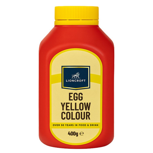 LIONCROFT EGG YELLOW FOOD COLOUR POWDER 1x400G