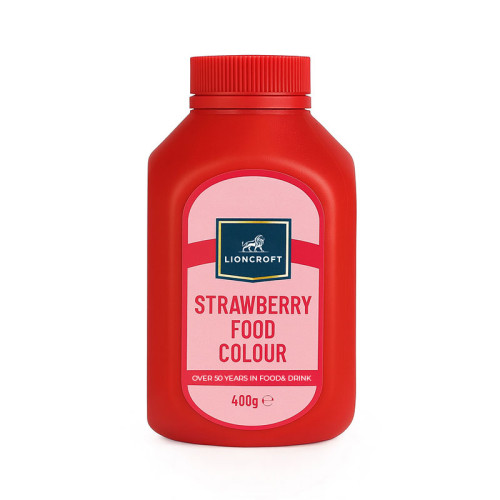 LIONCROFT STRAWBERRY FOOD COLOUR POWDER 20x400G