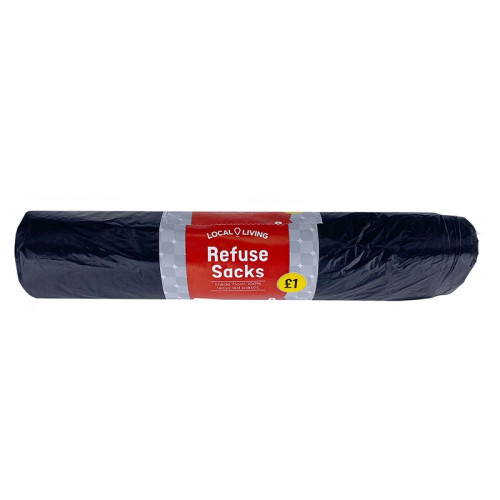 LOCAL LIVING REFUSE SACKS 1x10PK PMP &Acirc;&pound;1
