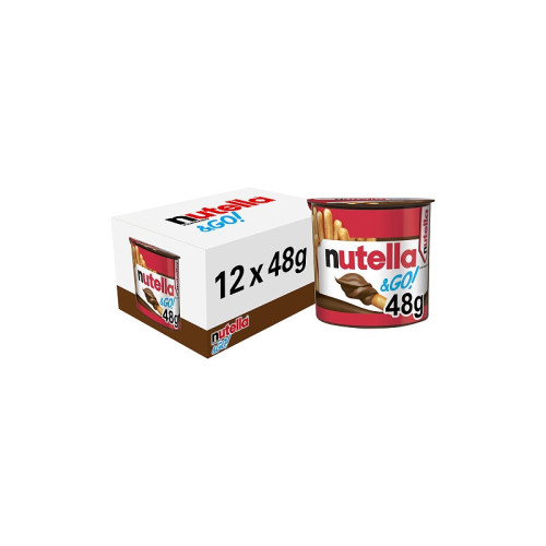 NUTELLA & GO HAZELNUT SPREAD BREADSTICKS 1x12x48G PMP &Acirc;&pound;1.25