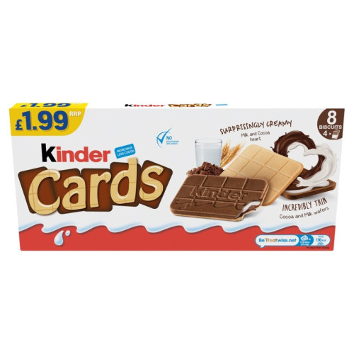 KINDER BUENO CARDS CHOCOLATE T4 1x12x102G PMP &Acirc;&pound;1.99