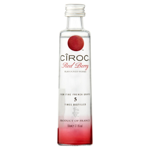 CIROC RED BERRY VODKA BOTTLE 1x15x5CL
