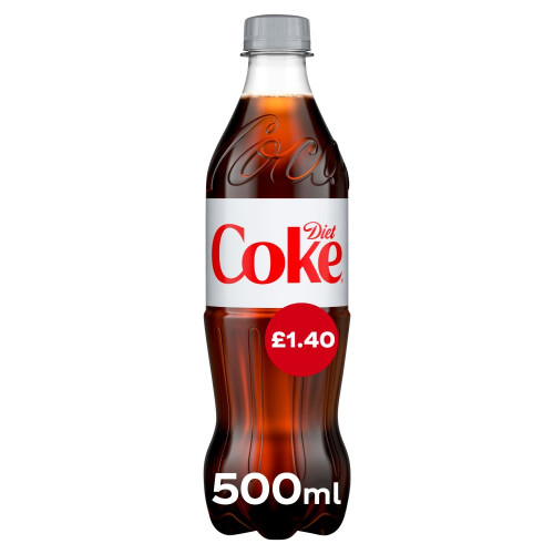 DIET COKE BOTTLE 1x12x500ML PMP &Acirc;&pound;1.40