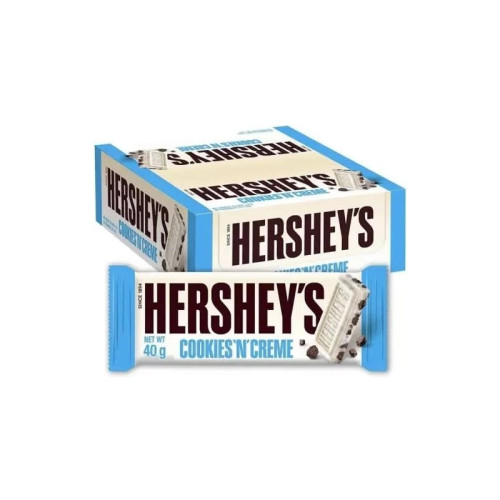 HERSHEYS CHOCOLATE COOKIES AND CREAM 1x24x40G
