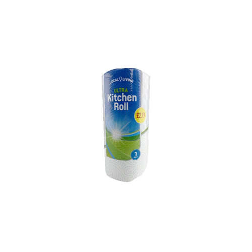 LOCAL LIVING ULTRA 3 PLY KITCHEN TOWELS 1x12x1PK PMP &Acirc;&pound;2.19