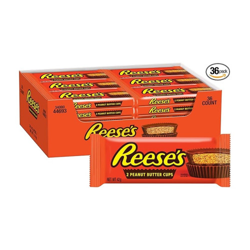 REESES ORIGINAL PEANUT BUTTER CUP REGULAR CHOCOLATE 1x36x42G