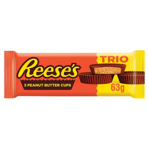 REESES ORIGINAL PEANUT BUTTER CUP TRIO CHOCOLATE 1x40x63G