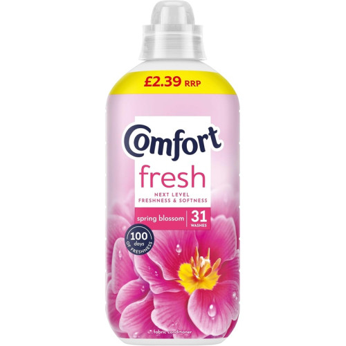COMFORT SPRING BLOSS FABRIC CONDITIONER 1x8x930ML PMP &Acirc;&pound;2.39