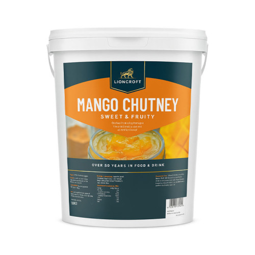LIONCROFT SWEET MANGO CHUTNEY 2x10KG