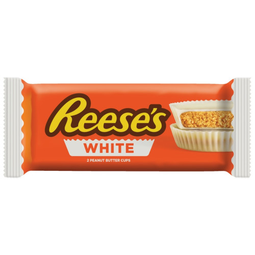 REESES PEANUT BUTTER CUP WHITE CHOCOLATE 1x24x39G