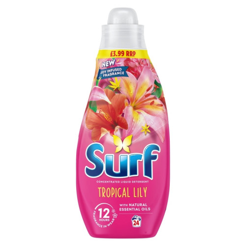 SURF TROPICAL LILY LIQUID LAUNDRY WASH 1x4x648ML PMP &Acirc;&pound;3.99