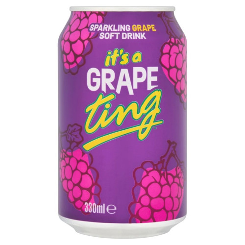 TING GRAPE SODA CAN 1x24x330ML