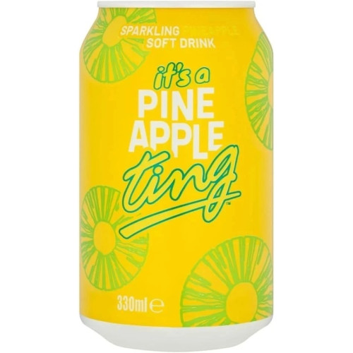 TING PINEAPPLE SODA CAN 1x24x330ML