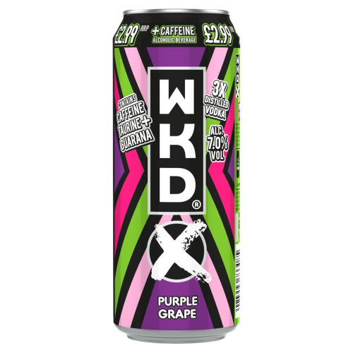 WKD PURPLE GRAPE READY TO DRINK BOTTLE 1x12x500ML PMP &Acirc;&pound;2.99