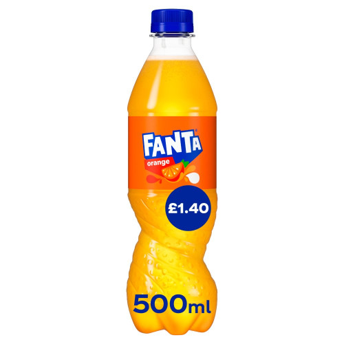 FANTA ORANGE BOTTLE 1x12x500ML PMP &Acirc;&pound;1.40