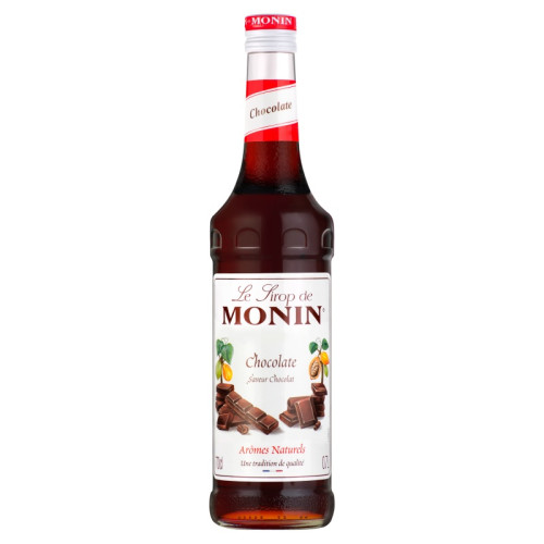 MONIN SYRUP CHOCOLATE BOTTLE 6x70CL