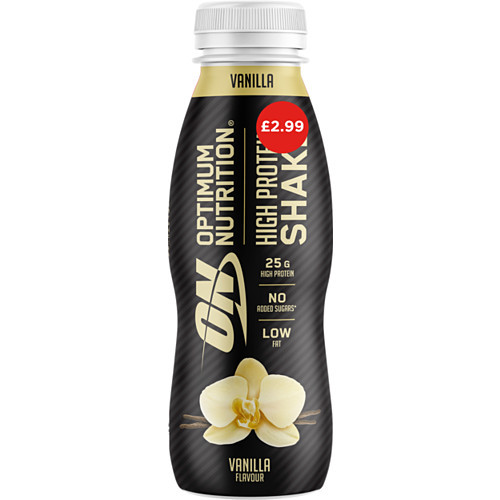 OPTIMUM PROTEIN VANILLA BOTTLE 1x6x330ML PMP &Acirc;&pound;2.99