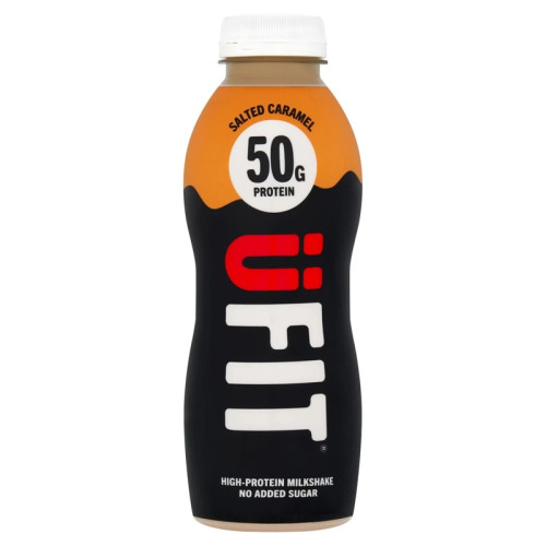 UFIT PROTEIN SALTED CARAMEL BOTTLE 1x8x310ML PMP &Acirc;&pound;1.79