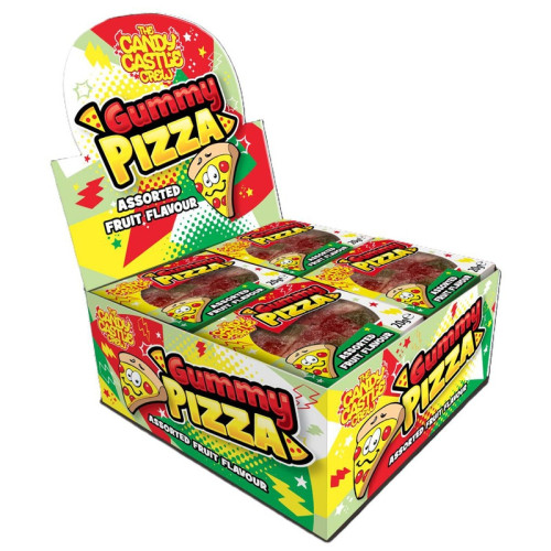 CANDY CASTLE GUMMY PIZZA SWEETS 1x24x20G