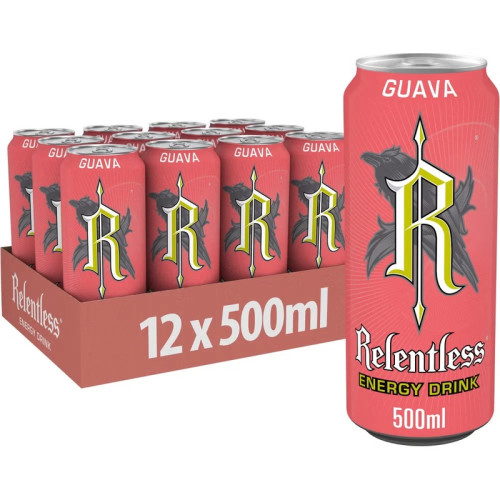 RELENTLESS GUAVA CAN 1x12x500ML PMP &Acirc;&pound;1