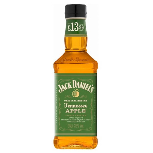 JACK DANIELS TENNESSEE APPLE WHISKEY BOTTLE 1x35CL PMP &Acirc;&pound;13.99