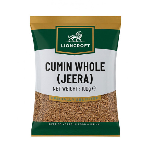 LIONCROFT CUMIN WHOLE(JEERA) 1x20x100G