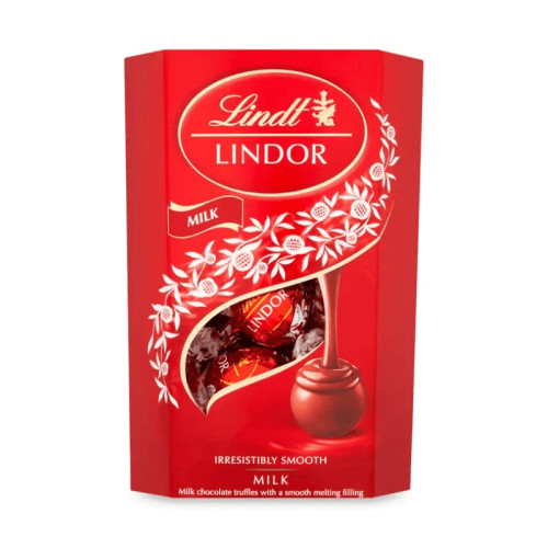 LINDT LINDOR CORNET MILK CHOCOLATE 1x137G