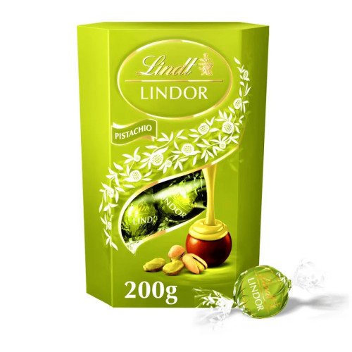 LINDT LINDOR PISTACHIO MILK CHOCOLATE 8x200G
