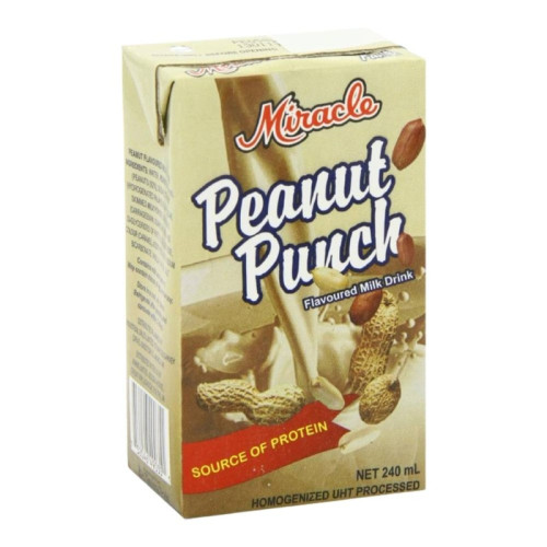 MIRACLE PEANUT PUNCH SCREW CAP CARTON 18x330ML