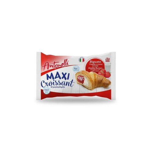 ANTONELLI MAXI STRAWBERRY & CREAM CROISSANT 1x8x80G